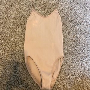 Urban Outfitters Nude Spaghetti Strap Bodysuit